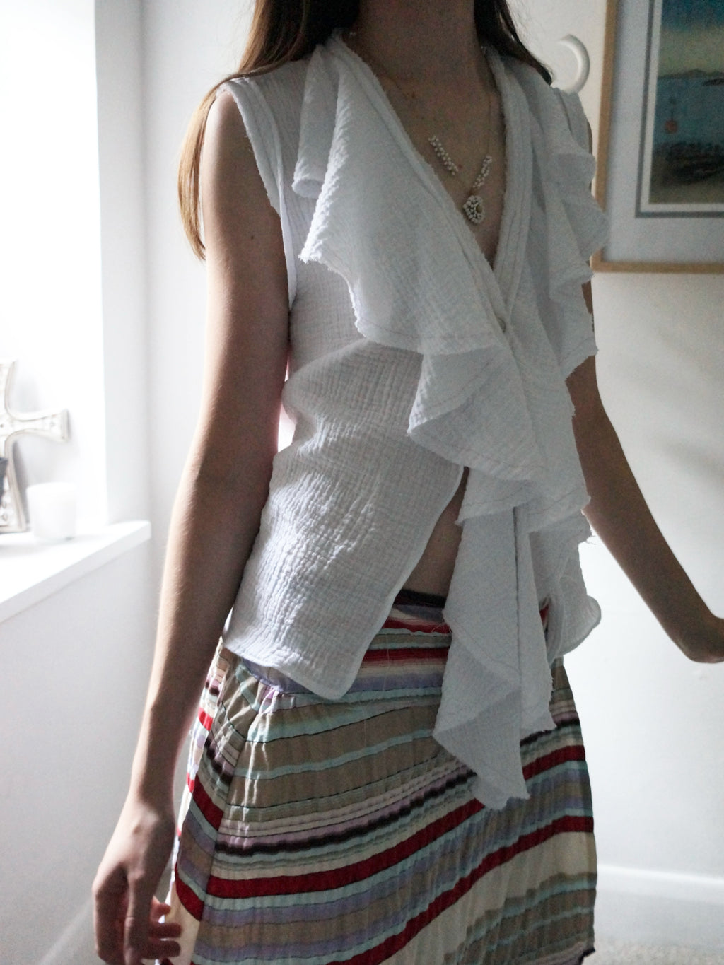 Holly Ruffle Top