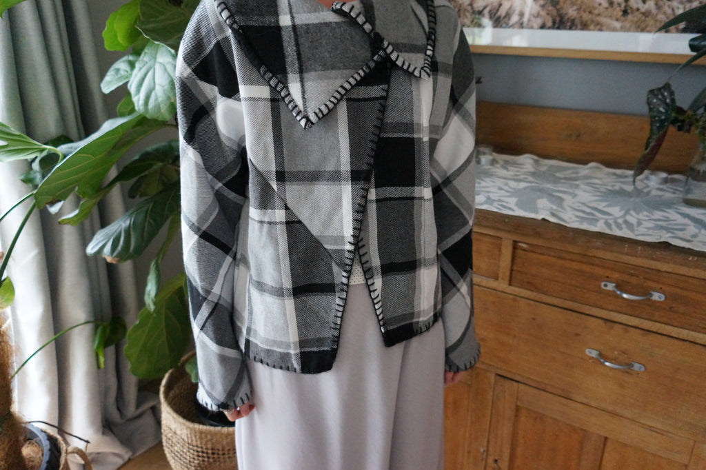 Bobby Jacket - Black, Grey & White