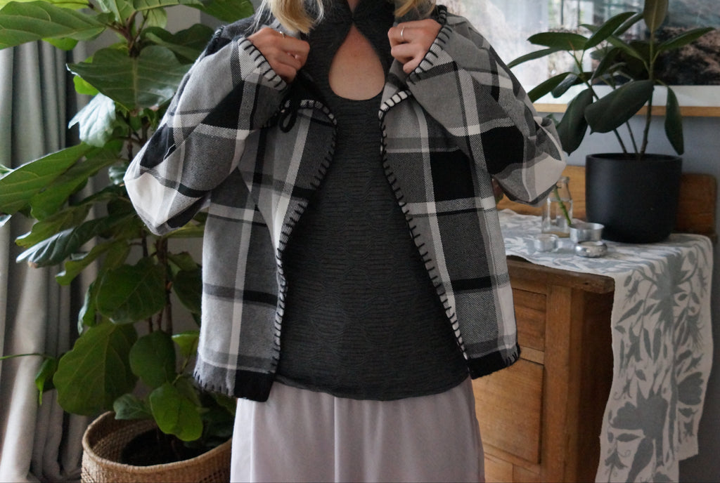 Bobby Jacket - Black, Grey & White