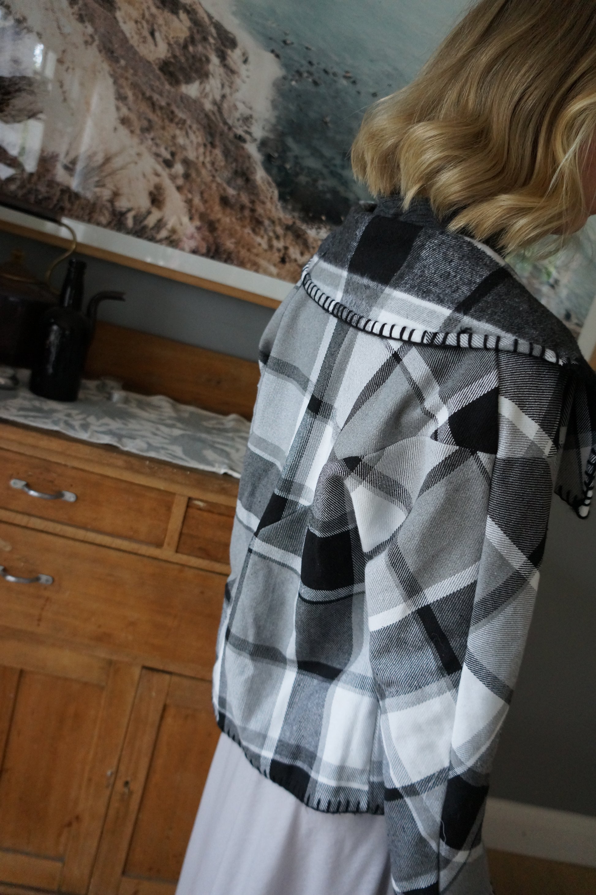 Bobby Jacket - Black, Grey & White