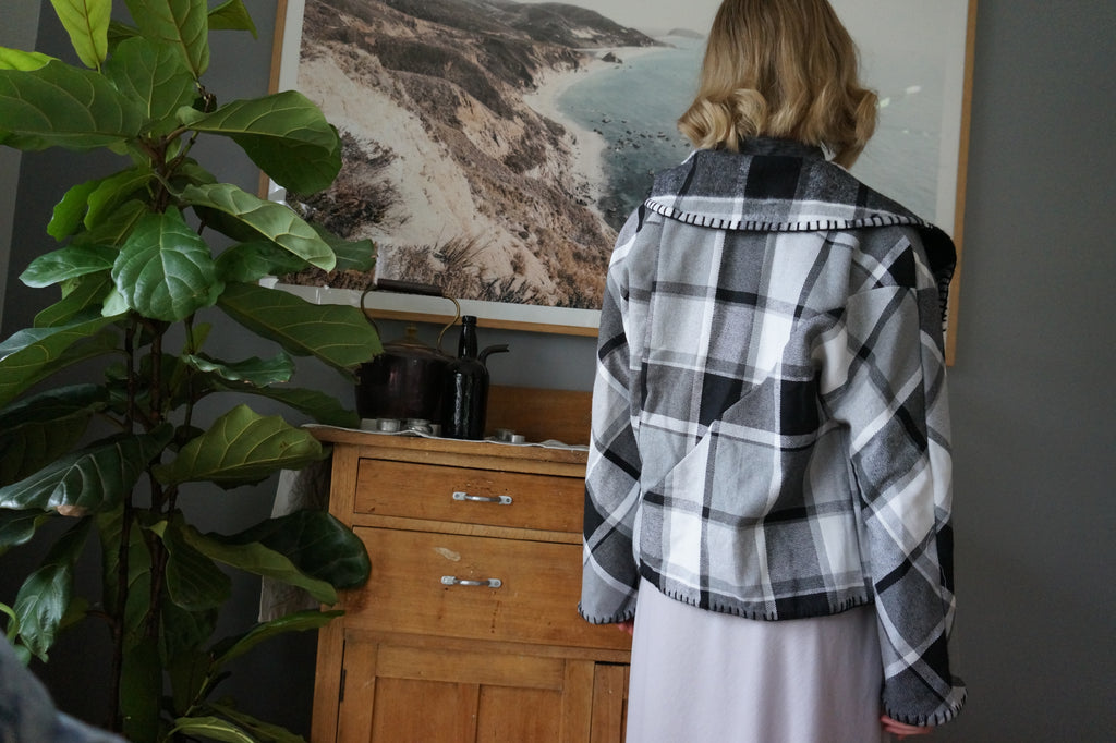 Bobby Jacket - Black, Grey & White