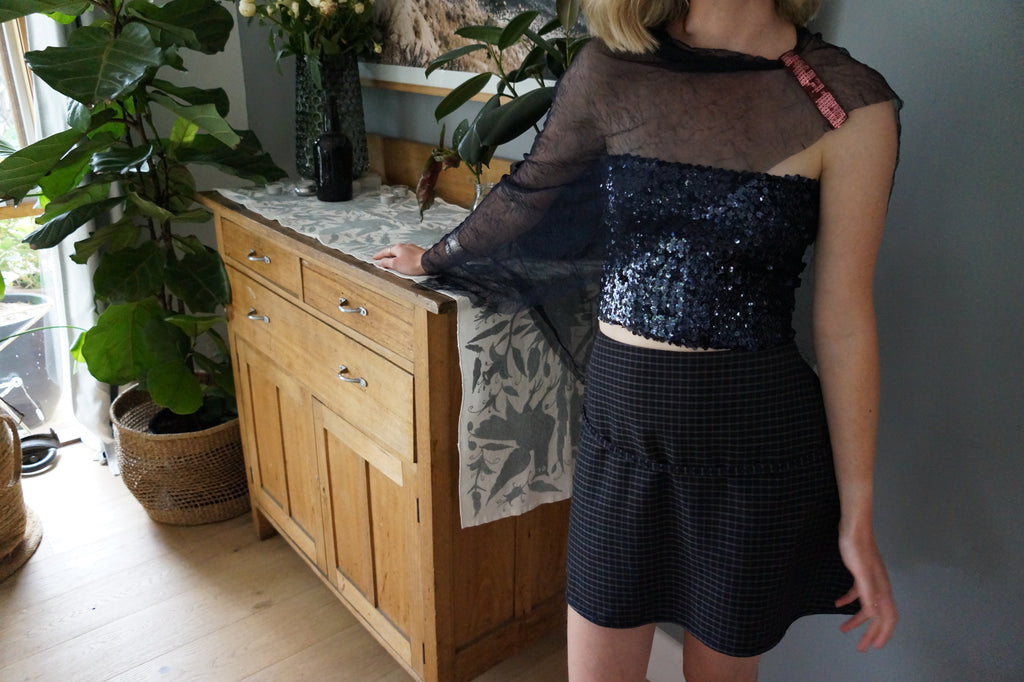 Lane Strapless - Navy