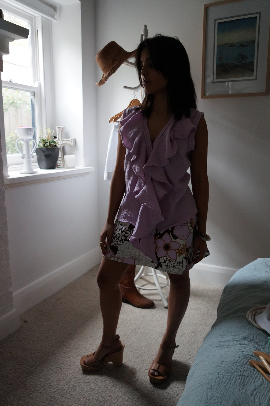 Holly Ruffle Top