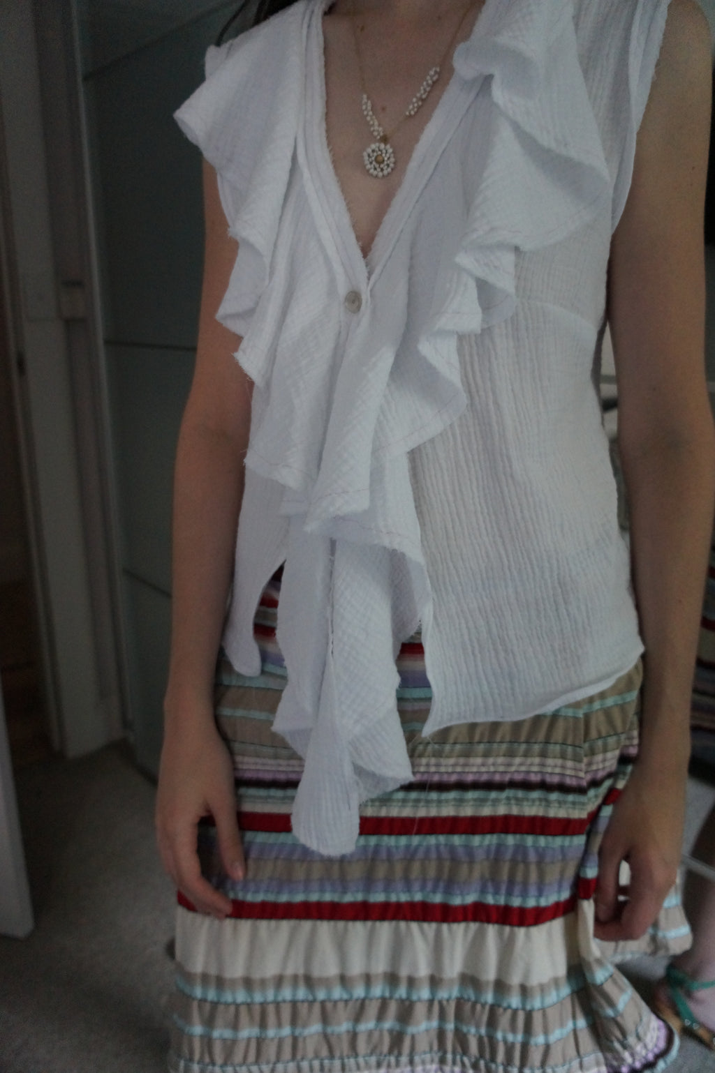 Holly Ruffle Top