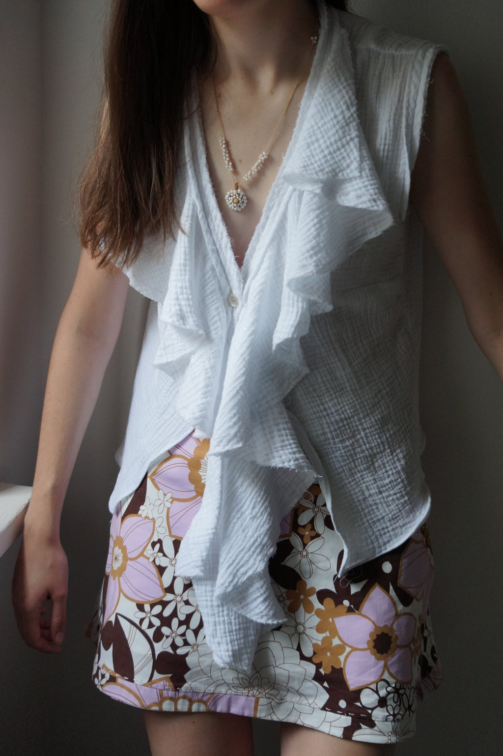 Holly Ruffle Top
