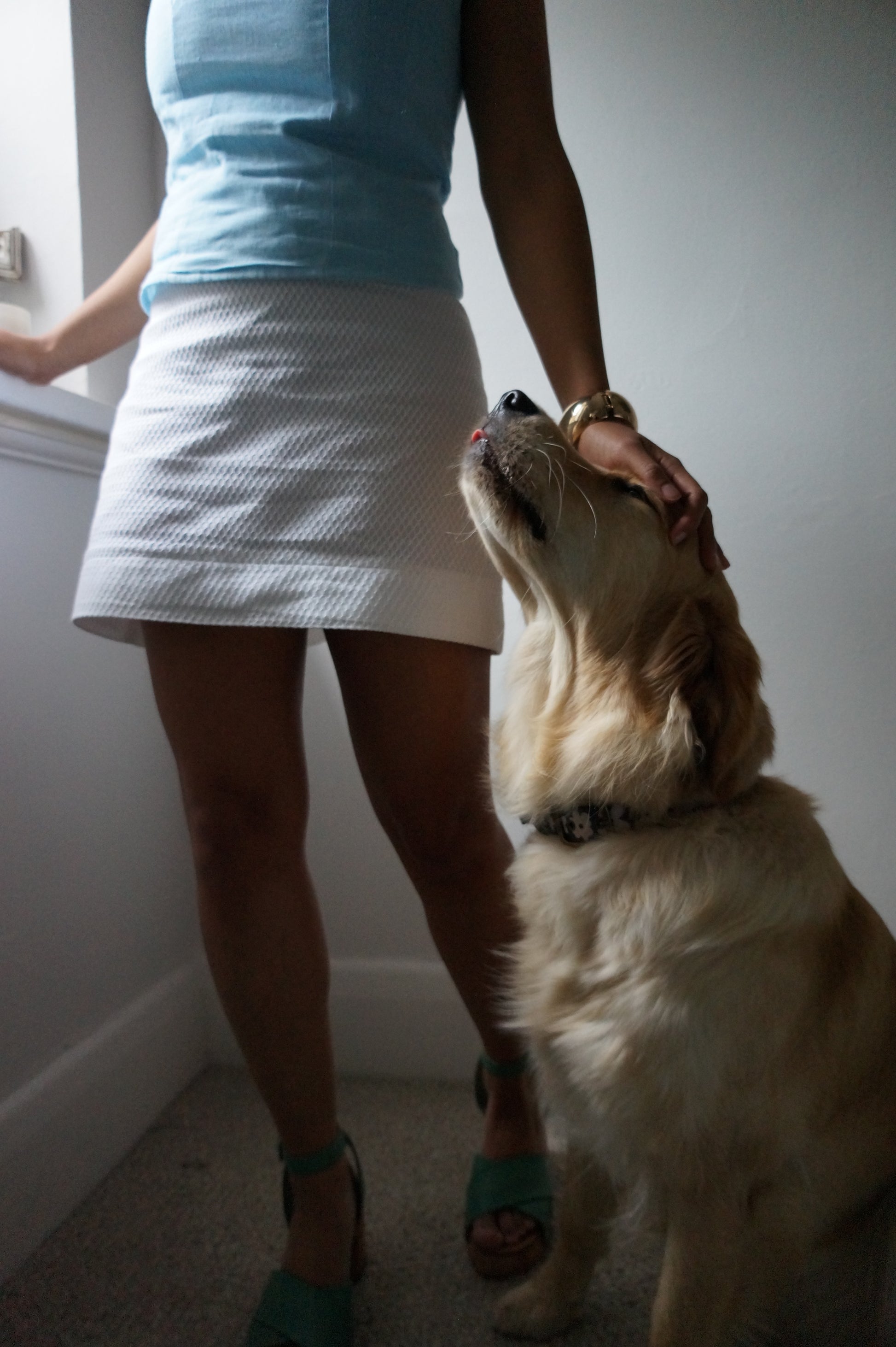 Vik Textured Mini Skirt