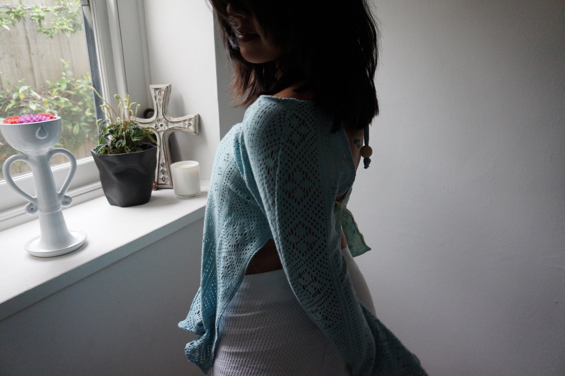 Suzie Backless Long Sleeve
