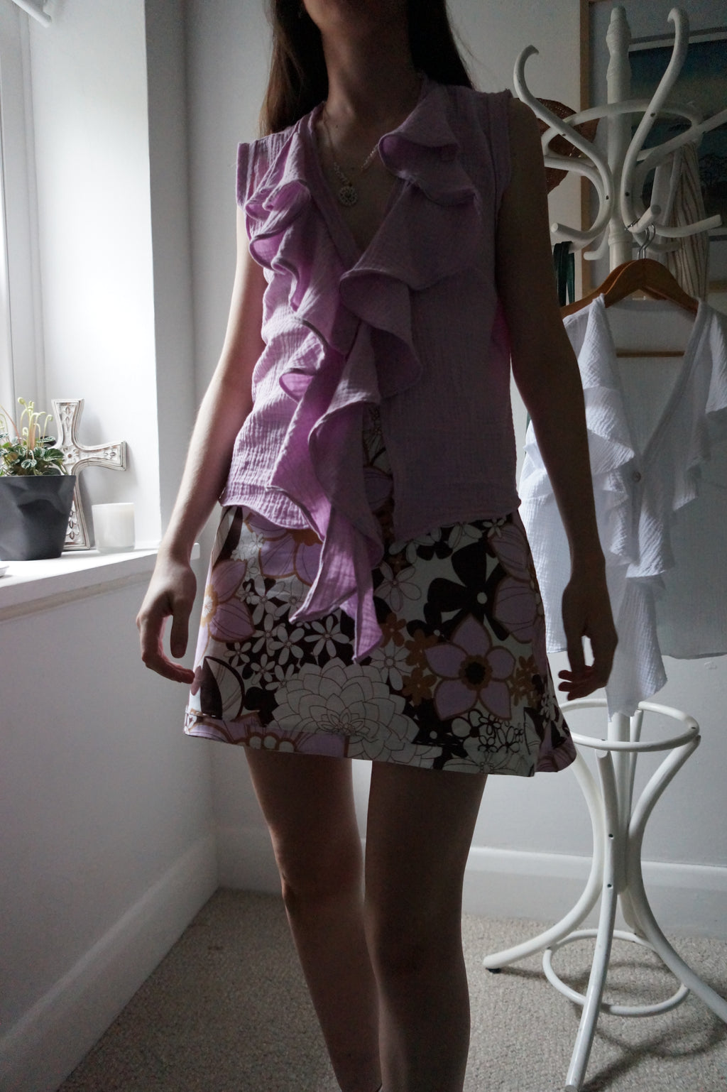 Holly Ruffle Top